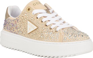 rose gold guess sneakers