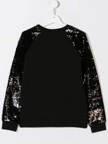 Thumbnail for your product : Karl Lagerfeld Paris TEEN sequin logo sweatshirt