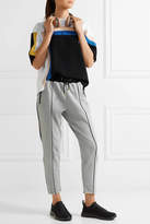 Thumbnail for your product : P.E Nation Deuce Striped Cotton-jersey Track Pants