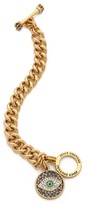Thumbnail for your product : Juicy Couture Pave Evil Eye Charm Bracelet