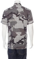 Thumbnail for your product : Neil Barrett Abstract Camouflage Print Shirt