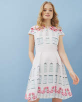 Thumbnail for your product : Ted Baker DEONNY Window Box skater dress