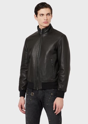 armani leather jacket price