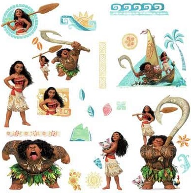 Room Mates RoomMates Disney® Princess Moana Peel & Stick Wall Decals