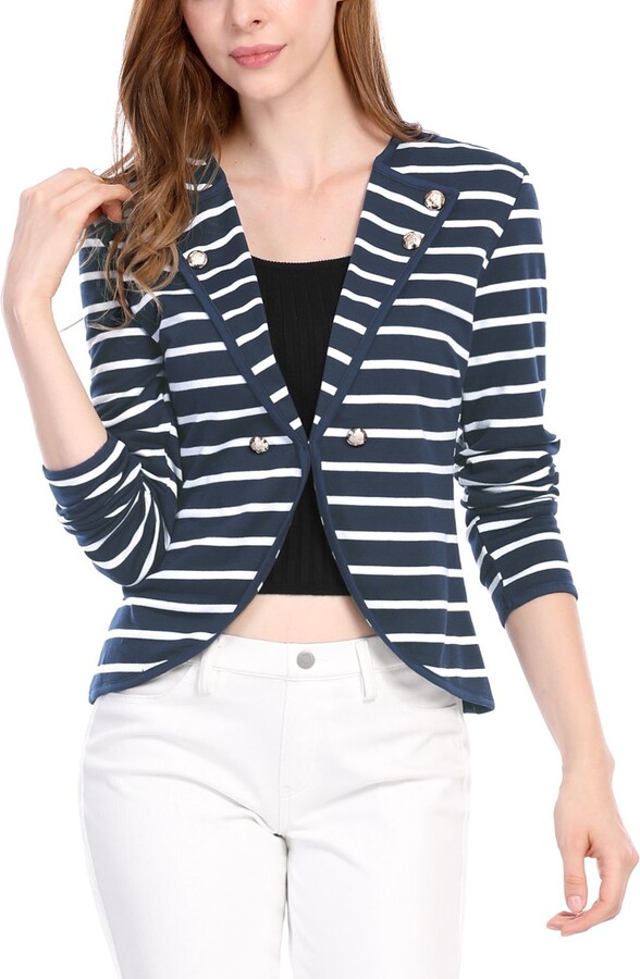 striped jacket ladies
