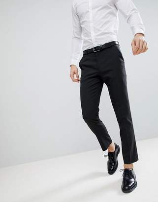 ASOS Design Slim Suit Trousers In Charcoal