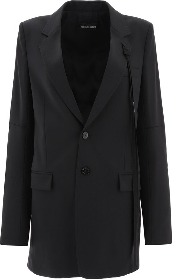 Ann Demeulemeester Adele Classic Single Breasted Blazer