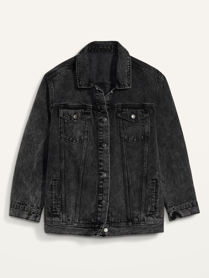old navy denim jacket plus size