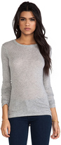 Thumbnail for your product : Enza Costa Bold Long Sleeve Crew Tee