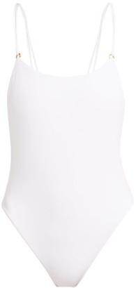 JADE SWIM Reel Low-back Swimsuit - White