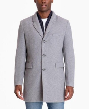michael kors men's ghent stretch wool top coat