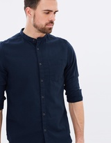 Thumbnail for your product : Long Sleeve Textured Grandad Shirt