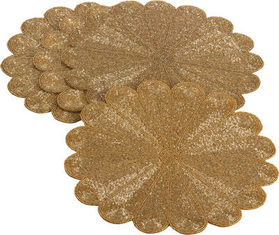 Rosdorf Park Kaeto Flower Design Beaded 15\