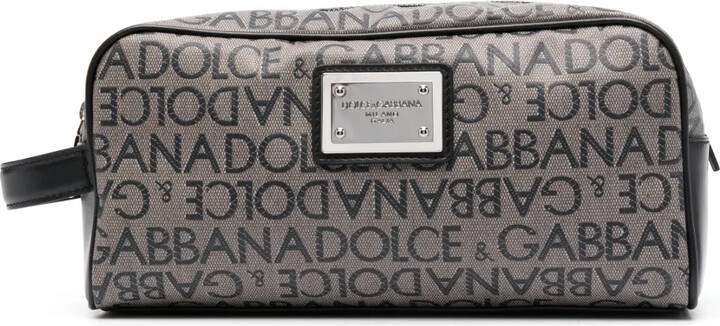 Dolce & Gabbana Logo-Print Wash Bag