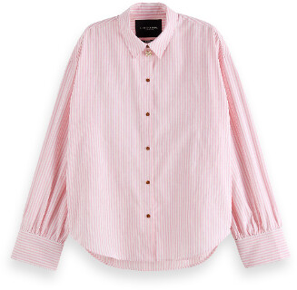 Pink Linen Top by Maison Scotch