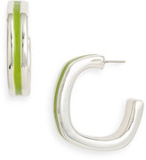 Thumbnail for your product : Simon Sebbag 'Palm Beach' Squared Enamel Hoop Earrings