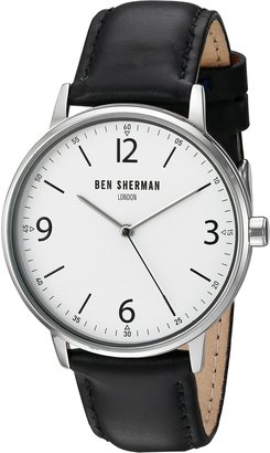Ben Sherman Men's WB023BA Portabello Casual Analog Display Quartz Black Watch