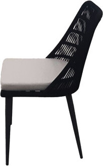 Latitude Run Cylin Patio Dining Side Chair with Cushion