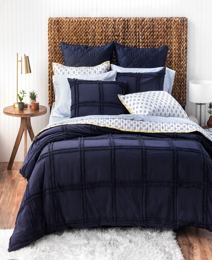 Martha Stewart Collection Skylar Chenille 3Piece Queen Comforter Set