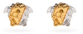 Thumbnail for your product : Versace Medusa-engraved Earrings - Silver Gold