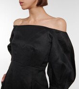 Thumbnail for your product : Gabriela Hearst Majano off-shoulder midi dress
