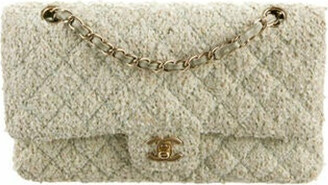 Chanel Classic Tweed Medium Double Flap Bag - ShopStyle