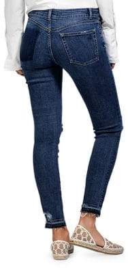 Margaux Ankle-Length Distressed Jeans