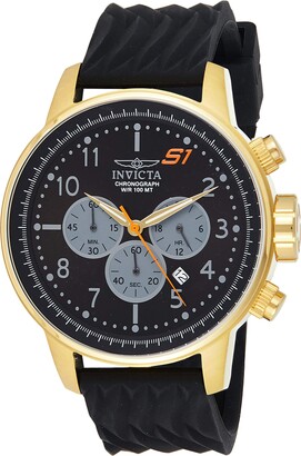 Invicta Men's 23816 S1 Rally Analog Display Quartz Black Watch