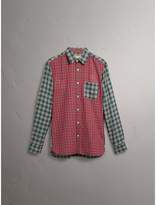 Thumbnail for your product : Burberry Tartan Cotton Oxford Shirt
