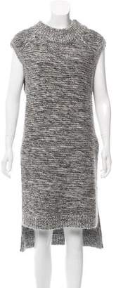 Intermix Wool-Blend Sleeveless Sweater
