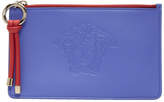 Versace - Pochette à glissière bleue et rouge Day Dreamer Medusa