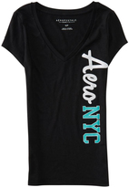 Thumbnail for your product : Aeropostale Womens Aero Nyc V-Neck Graphic T Shirt