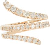 Thumbnail for your product : Roberto Marroni Diamond & Red Gold Snake Ring-Colorless