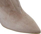 Thumbnail for your product : Office Mayor V Throat Block Heels Taupe Suede