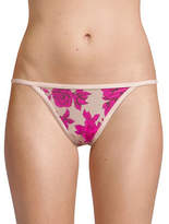 Thumbnail for your product : Calvin Klein CALVIN KLEIN Sheer Marquisette String Bikini Panty