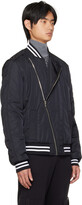 Thumbnail for your product : Balmain Black Printed Bomber Jacket