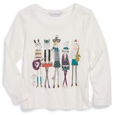 Thumbnail for your product : Little Marc Jacobs Graphic Long Sleeve Tee (Toddler Girls, Little Girls & Big Girls)