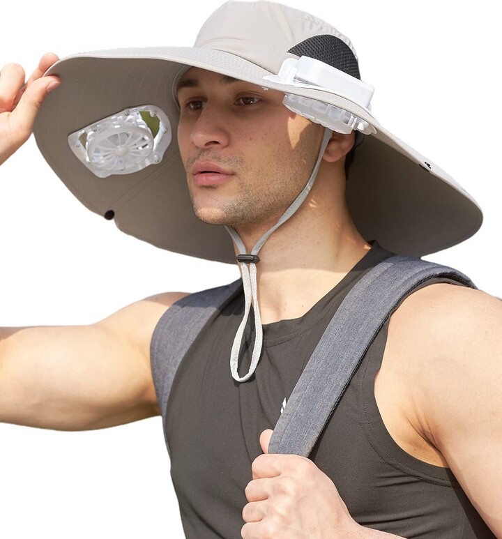 BOTOWI Mens Sun Hats with 2 Solar Fan - ShopStyle Boys' Accessories