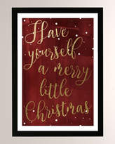 Thumbnail for your product : The Oliver Gal Artist Co. Merry Little Christmas Framed Print