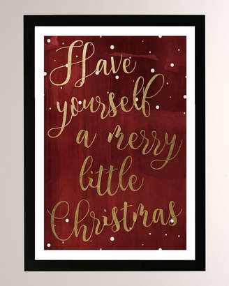 The Oliver Gal Artist Co. Merry Little Christmas Framed Print