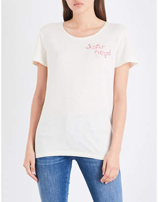 MiH Jeans Nora cotton and linen-blend T-shirt