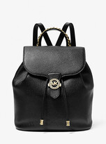 Thumbnail for your product : MICHAEL Michael Kors MK Mina Large Pebbled Leather Backpack
