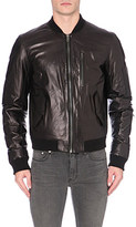 Thumbnail for your product : BLK DNM Down-filled leather bomber jacket