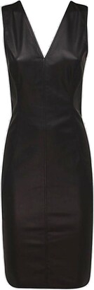 Rick Owens V-Neck Sleeveless Mini Dress