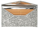 Thumbnail for your product : Tory Burch Glitter Envelope Clutch - Metallic