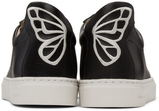 Sophia Webster Black & White Butterfly Low Sneakers