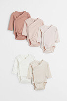 Thumbnail for your product : H&M 5-Pack Wrapover Bodysuits