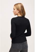 Thumbnail for your product : Dynamite Long Sleeve Crew Neck Sweater Jet Black