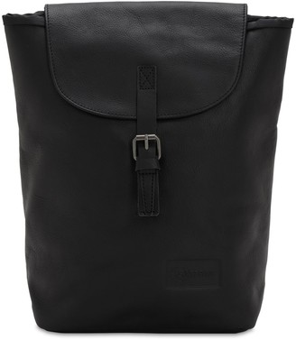 eastpak leather backpack womens