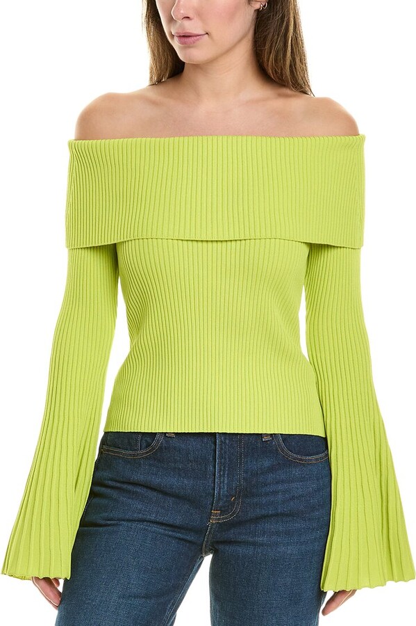 BCBGMAXAZRIA Off Shoulder Sweater
